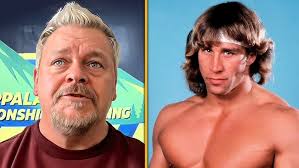 Kerry Von Erich gives Jeff Jarrett the 'In Memory of David' Robe