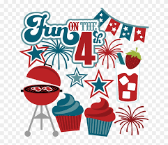 America clipart, independence day clipart, fourth of july clipart, digital patriotic clipart. 4th Clipart Fourth July Food 4th Of July Fun Clipart Hd Png Download 648x649 3030744 Pngfind