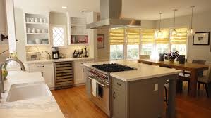 It's way harder to vent a cooking product in an island in the middle of the room. Kitchen Gas Range Island Studio City Eden Builders