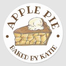 Homemade Apple Pie Baked By Made With Love Classic Round Sticker Zazzle Com In 2020 Apple Pie Baked Apple Pie Homemade Apple Pies