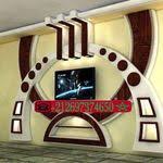 ديكور جبس للشاشه جبس بورد ديكورات جبس جبس ديكورات شاشات بلازما على الحائط room door design ceiling design modern house ceiling design