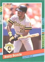 Barry bonds and pedro martinez. Amazon Com 1991 Donruss 495 Barry Bonds Pittsburgh Pirates Baseball Card Collectibles Fine Art