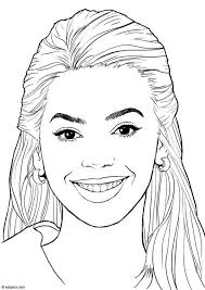 Coloring Page Beyonce Knowles Img 15393 People Coloring Pages Star Coloring Pages Coloring Pages