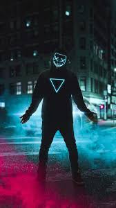 Hd 1:58 fondo nubes bosque. Fondos De Pantalla Neon Mask