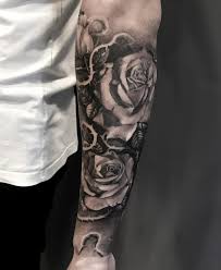Clock with roses tattoo, ali bastardos. Black Rose Tattoos The Real Meanings And Ideas 1984 Studio