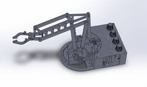 3d Printed Fully Mechanical Desktop Robot Arm By Nwayland Pinshape