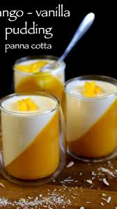 Mango Pudding Recipe Mango Pudding Dessert Mango Panna Cotta Video Recipe Video Mango Pudding Recipe Cooking Recipes Desserts Dessert Recipes