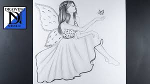 Maybe you would like to learn more about one of these? How Do You Draw A Simple Angel Step By Step How Do You Draw An Easy Angel Girl Drawing Pari In 2021 Angel Drawing Easy Girl Drawing Angel Sketch