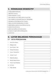 Contoh Proposal Usaha Atau Rencana Bisnis Proposal