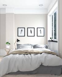 In addition to green walls, this bedroom has a pale green ceiling in a complementary shade, with each portion of the room being separated by thick white trim. 10 Scandinavian Style Beige Bedroom Ideas Beige Walls Bedroom White Wall Bedroom Bedroom Wall Colors