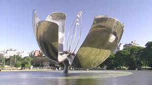 Vídeo stock de Floralis Generica, a Huge "steel (100% livre de ...
