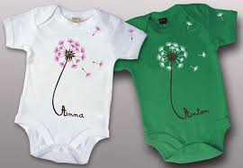 Pusteblume Mit Name Zwillinge Personalisiert Hipster Babynamen Babykleidung Body Bemalen