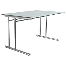 120,0 x 80,0 cm farbe: Schreibtisch 120x80 Glas Chrom In Stilvoller Schreibtisch Fur Den Gehobenen Anspruch Eos Buromobel