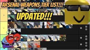 You'll just have to put in more effort to get similar results as our optimal, great, and good choices for climbing. Arsenal Weapon Tier List Roblox Updated Youtube