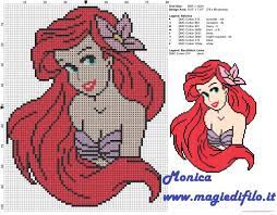 Plus, use our caption/border maker tool to chart your own words. Ariel The Little Marmaid Cross Stitch Pattern Disney Cross Stitch Patterns Cross Stitch Disney Cross Stitch