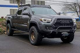 I then installed 285/75/16 (32.8×11.2) bfgoodrich km3s mounted onto method race wheels nv305s with a zero offset. Method Wheels Tacoma World