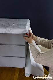 An Easy Ikea Hack To Update Your Malm Dresser Great Tips On Painting Laminate Furniture As Well As How Painting Ikea Furniture Ikea Malm Dresser Malm Dresser