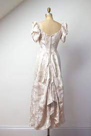 1930s Gown 30s Damask Wedding Dress Damask Wedding Dress Etsy Wedding Dress Dresses