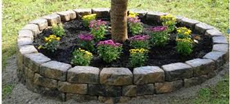 Build A Stone Raised Planting Bed Flower Bed Edging Garden Beds Flower Beds