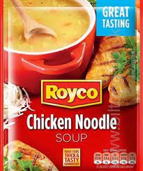 Slowly cooking a whole chicken, fragrant herbs, and fresh vegetables in chicken broth rather than water imparts a rich flavor to this soup. Royco Soup Chicken Noodle 50g Sachet Susmans Best Beef Biltong Company Ltd