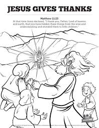 For this is the will of god in christ jesus for you. Matthew 11 Jesus Gives Thanks Sunday School Coloring Pages Sharefaith Kids