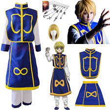 This is first shown when they come across the injured people on their way to the hunter's exam. Cartoon Hunter X Hunter Kurapika Cosplay Kostum Prop Metall Ring Zubehor Hunter X Hunter Cosplay Kurapika Halloween Outfits Anime Costumes Aliexpress