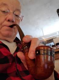 Back in the day. East branch Clay pipe. Still had burn marks in it