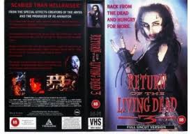 Return of the Living Dead 3 - Full Uncut Version (1993) VHS Video Cover Art