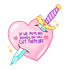 Don T Give Me A Cause To Use My Claws Callipso Hime Feminism Tumblr Feminism Girl Stickers