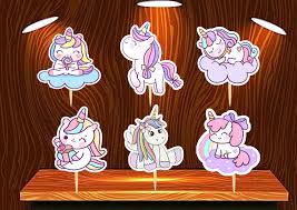 Set the mood with unicorn decorations like balloons, wall decals and banners, and transform your guests with a range of unicorn party hats and wearables. Unicorn Cupcake Topper 24 Pcs Lazada Ph