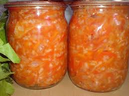 салат из капусты перца моркови и лука на зиму Salat Ovoshnoj S Kapustoj I Risom Salaty Recepty Dlya Konservirovaniya I Salat Iz Kapusty