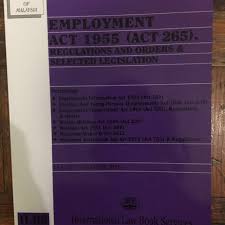 Young person's employment written consent of signature: Employment Act 1955 Malaysia Textbooks On Carousell