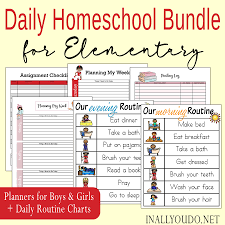 Daily Homeschool Bundle For Elementary