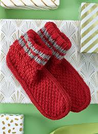 This gorgeous knee high slipper boot has. Slipper Socks And Boots Knitting Knitting Patterns In The Loop Knitting