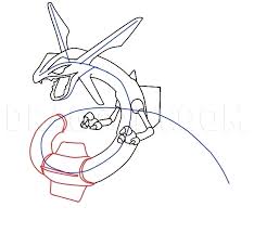 These downloadable rayquaza coloring pages are a great way for kids to keep themselves entertained while boosting their creativity and matching skills. How To Draw Rayquaza Coloring Page Trace Drawing