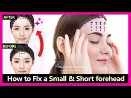 how to fix narrow small forehead increase your forehead size width naturally japan exercises youtube small forehead forehead fix it
