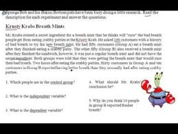 Use the information provided and your knowledge of genetics to answer each question. Sponge Bob Variables Part One Youtube