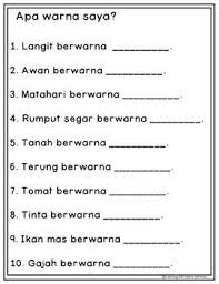 Melengkapi kalimat kalimat soal untuk anak tk bahasa. 84 Bahasa Indonesia Ideas Indonesian Language Malay Language Preschool Worksheets