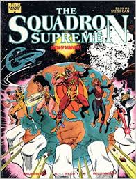 Aside from his time with squadron supreme, as a valiant leader within the group, he's also popped up in many crossover events, groups like the initiative and has sided with the avengers on a number of occasions. Amazon Com Squadron Supreme Death Of A Universe Squadron Supreme Unnumbered 9780785120919 Gruenwald Mark Busiek Kurt Kaminski Len Ryan Paul Books