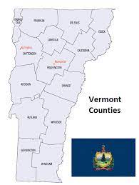 This interactive map of illinois counties show the historical boundaries, names, organization, and attachments of every county, extinct county and unsuccessful county proposal from 1790 to 1869. List Of All Counties In Vermont Countryaah Com