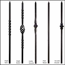 Wrought iron newels can be used with all wood handrails. Hf Iron Newel Post