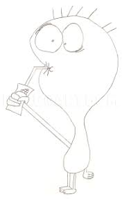 There are tons of great resources for free printable color pages online. How To Draw Cheese From Fosters Home For Imaginary Friends Coloring Page Trace Drawing