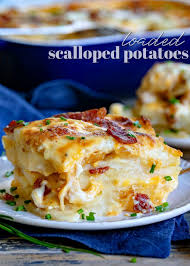 Crock pot au gratin potatoes is comfort food at its best! Loaded Scalloped Potatoes Mom On Timeout