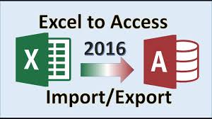 Excel 2016 Import To Access How To Export From Microsoft Ms Data To Database Transfer Tutorial Youtube