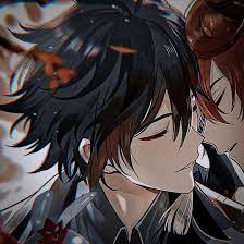 Kawaii cute anime pfp aesthetics. Zhongli X Childe Icon Made By Me In 2021 Icon Profile Picture Anime Icons