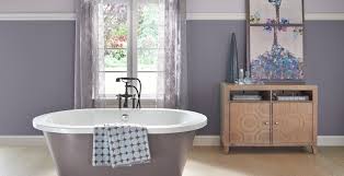 When it comes to painting bathrooms, you can use either regular interior paint or paint formulated as bathroom paint. Calming Bathroom Ideas And Inspirational Paint Colors Behr