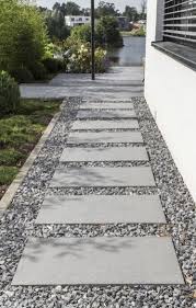 This modern stairwell hardscape uses large format concrete pavers in our popular rice white color as stepping stones. 31 Front Walkway Ideas To Implement In 2021 A Nest With A Yard