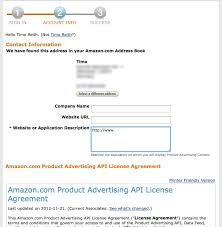 How to register for Amazon Affiliate and Product Advertising API