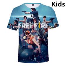 Find & download free graphic resources for t shirt design. 3 To 14 Years Kids T Shirt Free Fire 3d Printed Tshirt T Shirt Boys Girls Cartoon Short Sleeve T Shirts Top Children Clothes T Shirts Aliexpress