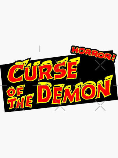 Curse of the Demon - 1957 Movie Logo" Sticker for Sale by fabiofontana |  Redbubble